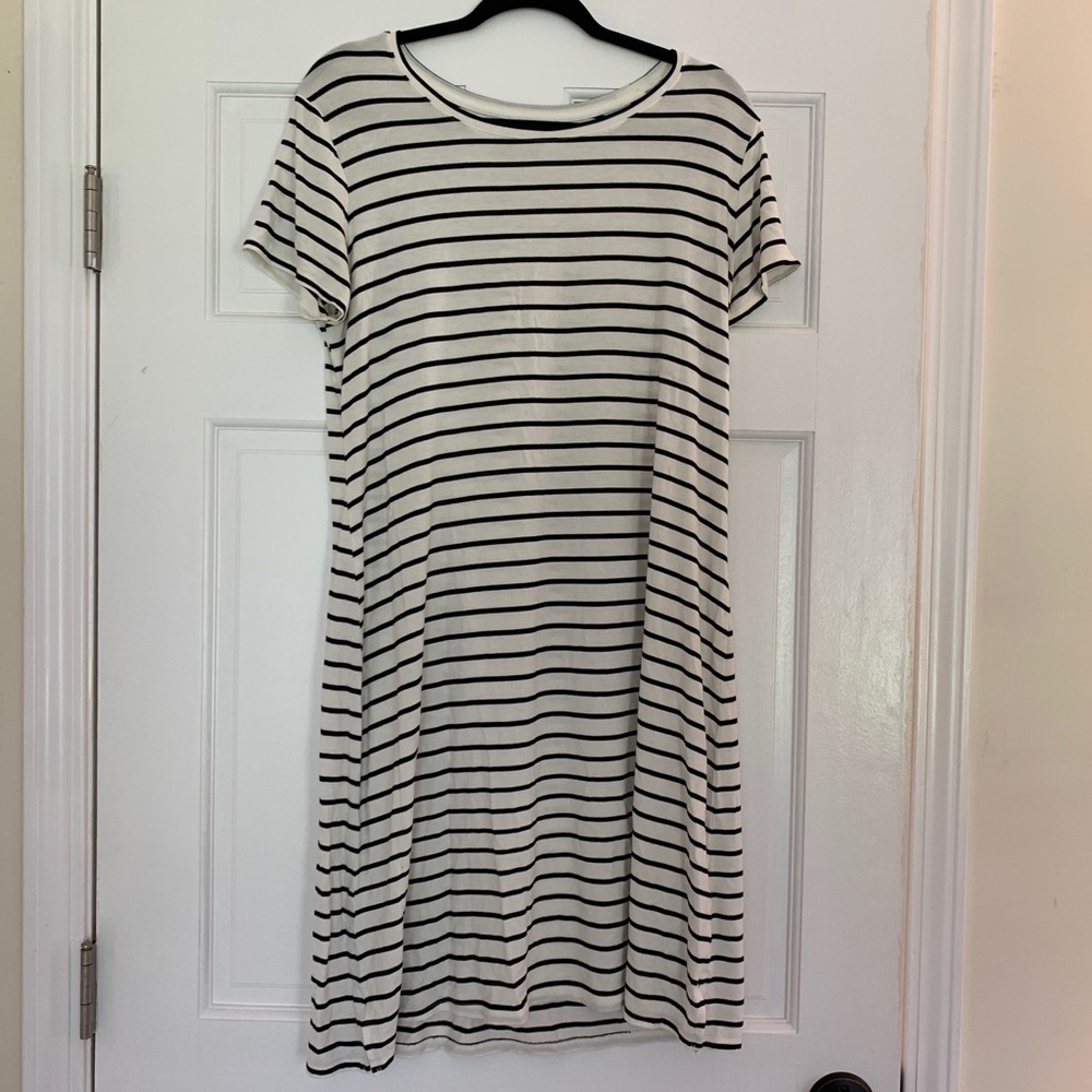 Striped T-Shirt Dress